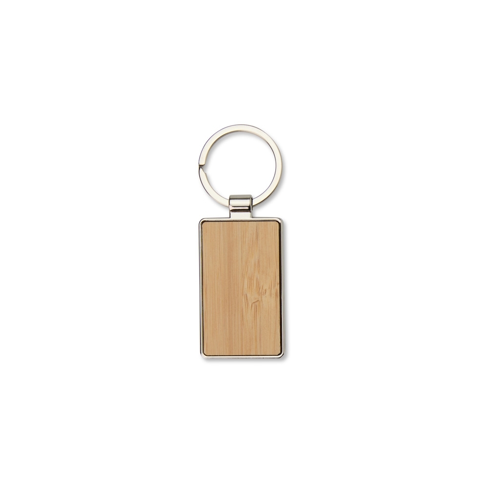 Chaveiro metal bambu