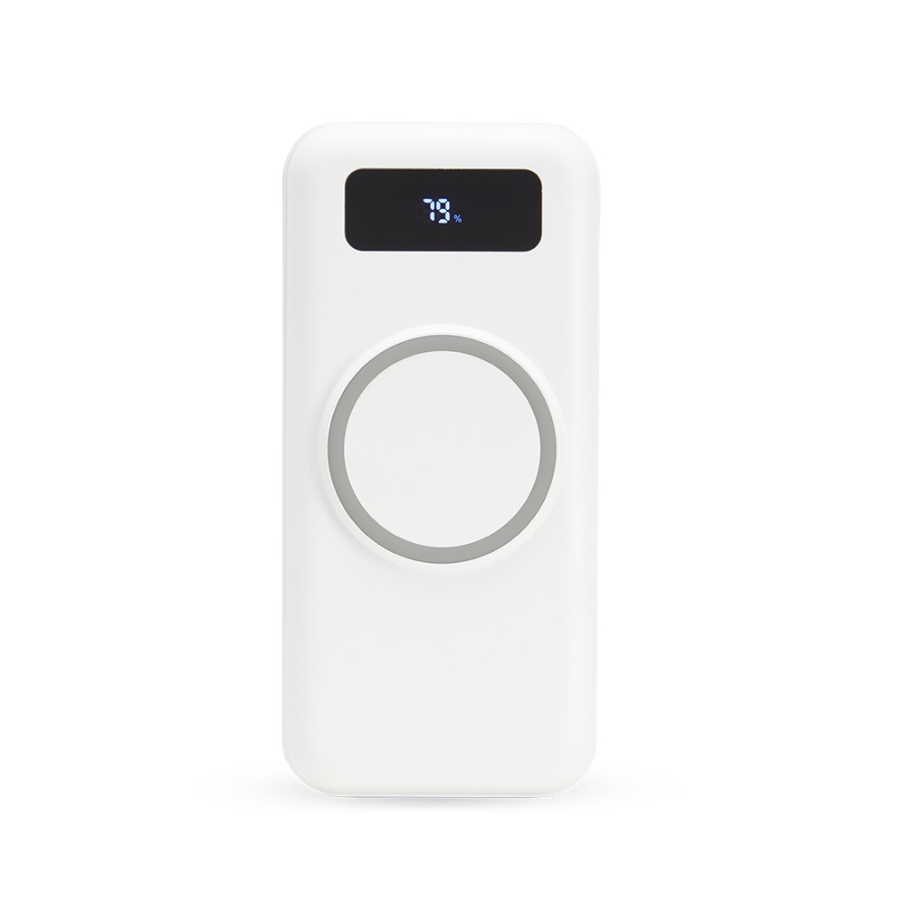 Power bank 10.000mah com carregamento via indução ou via cabo