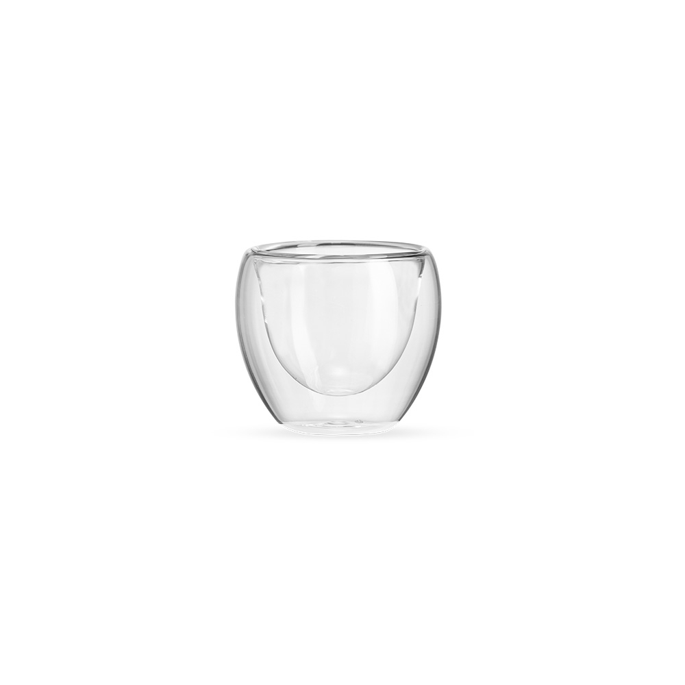 Copo vidro parede dupla 80ml