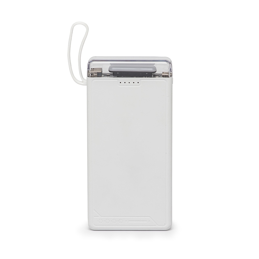Power bank 10.000mah c/ lanterna e multissaídas