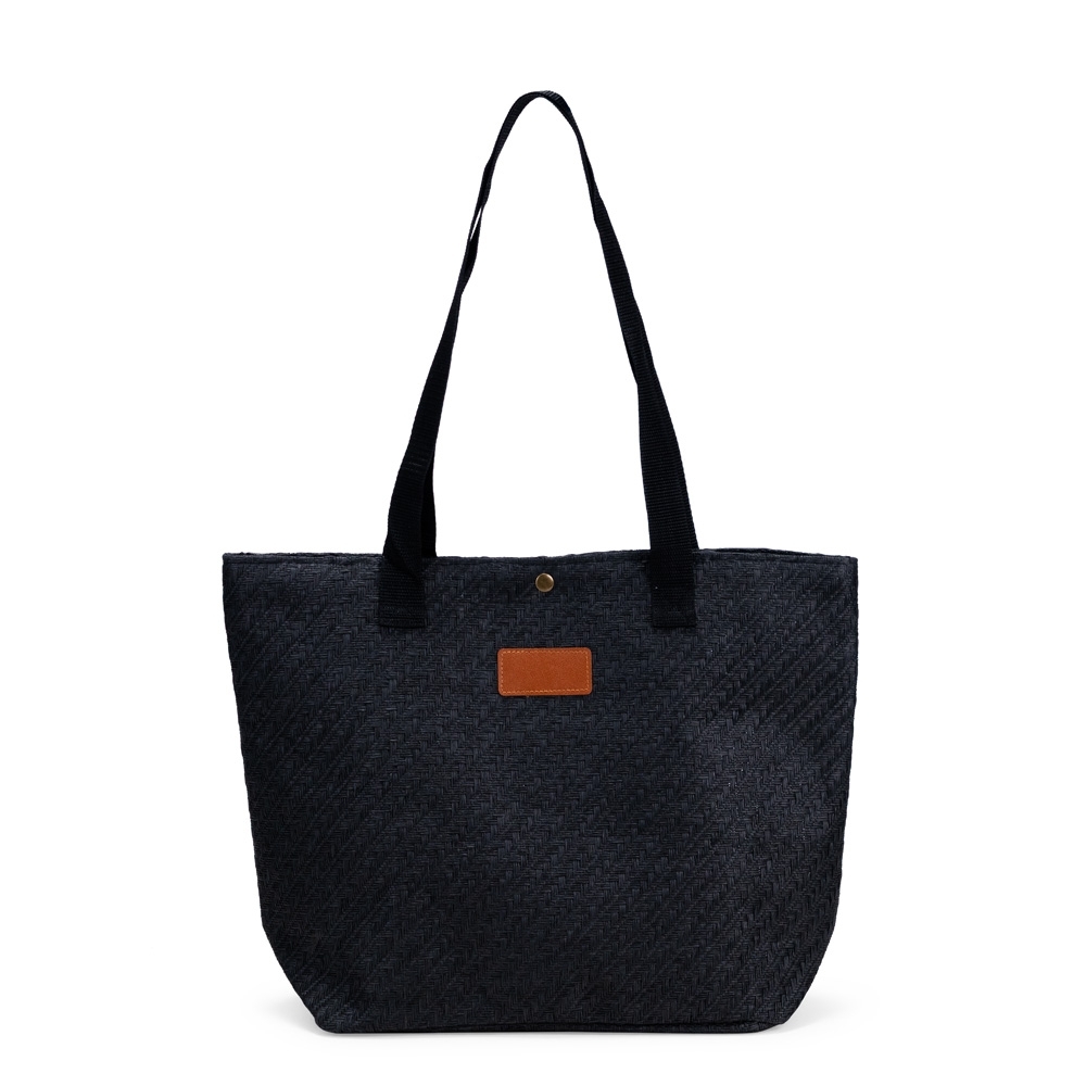 Bolsa palha trançada