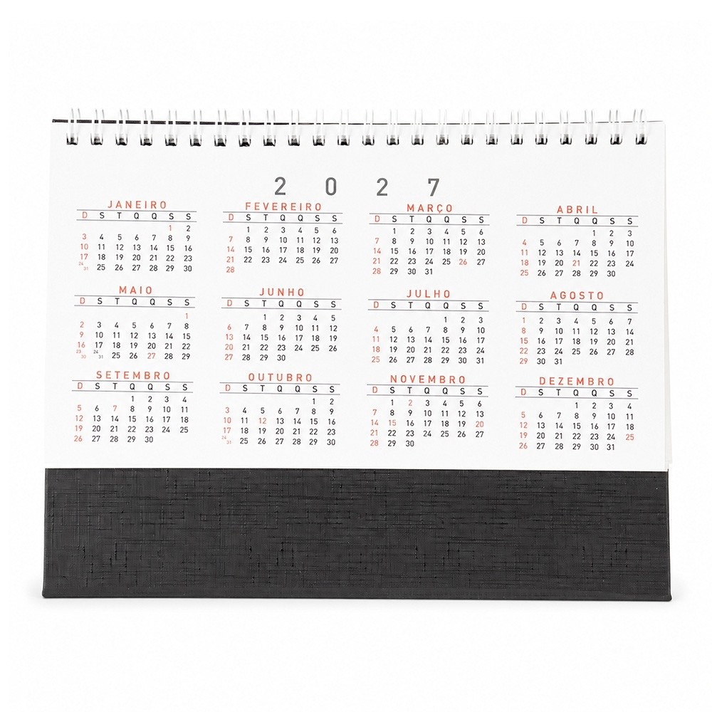 Calendário de mesa 2027