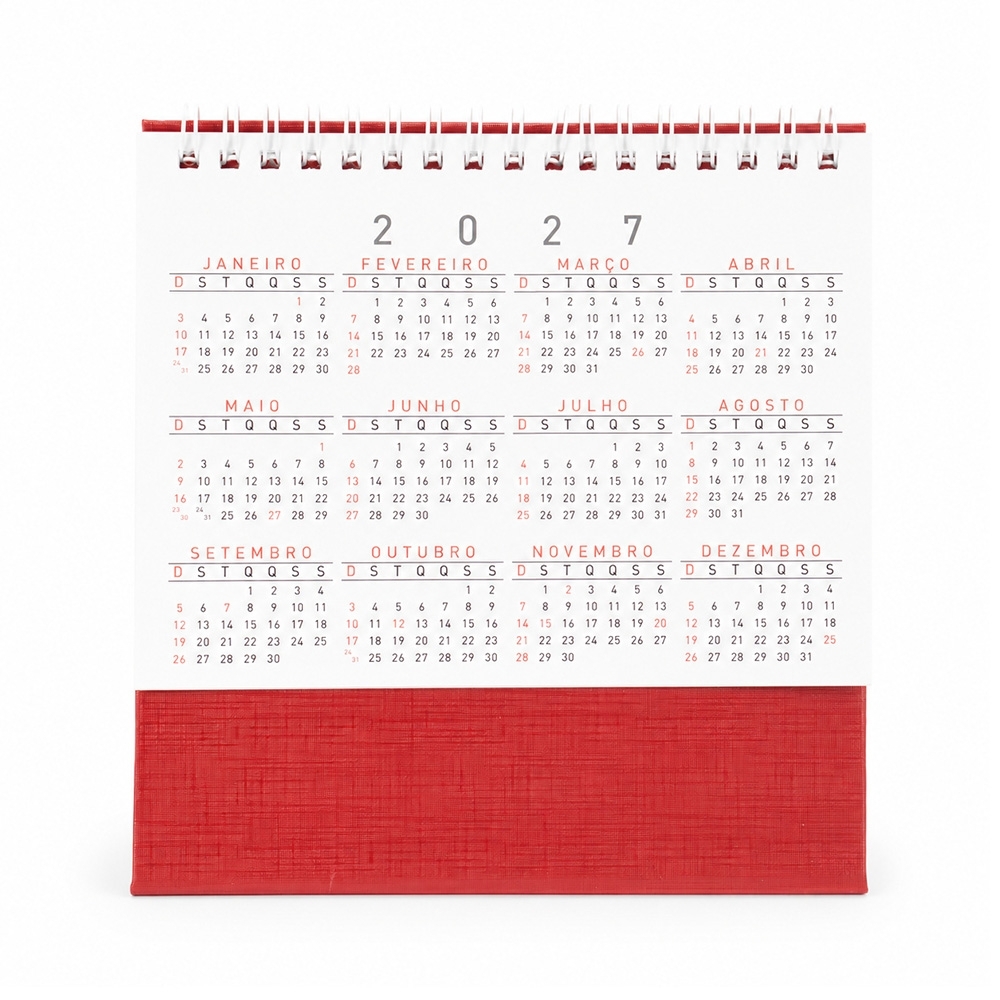 Calendário de mesa