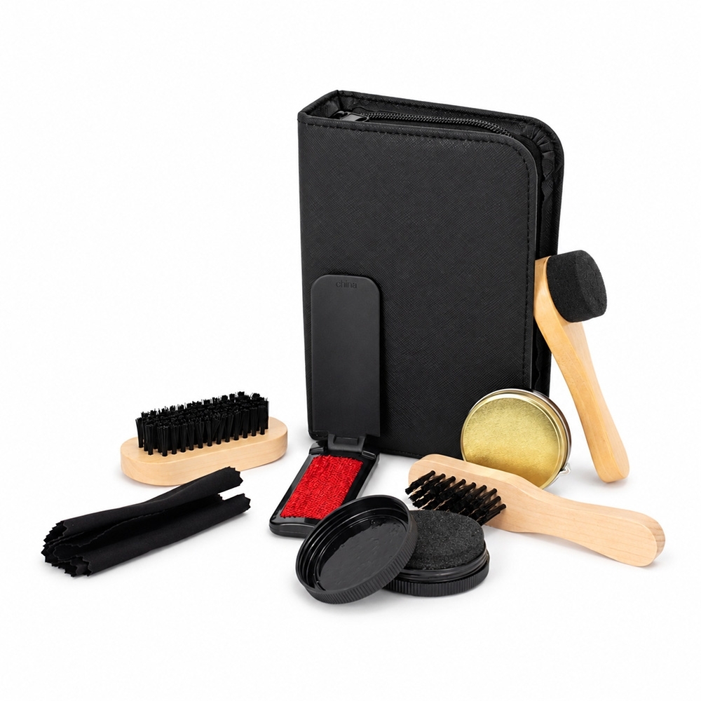 Kit limpeza sapatos 7 peças