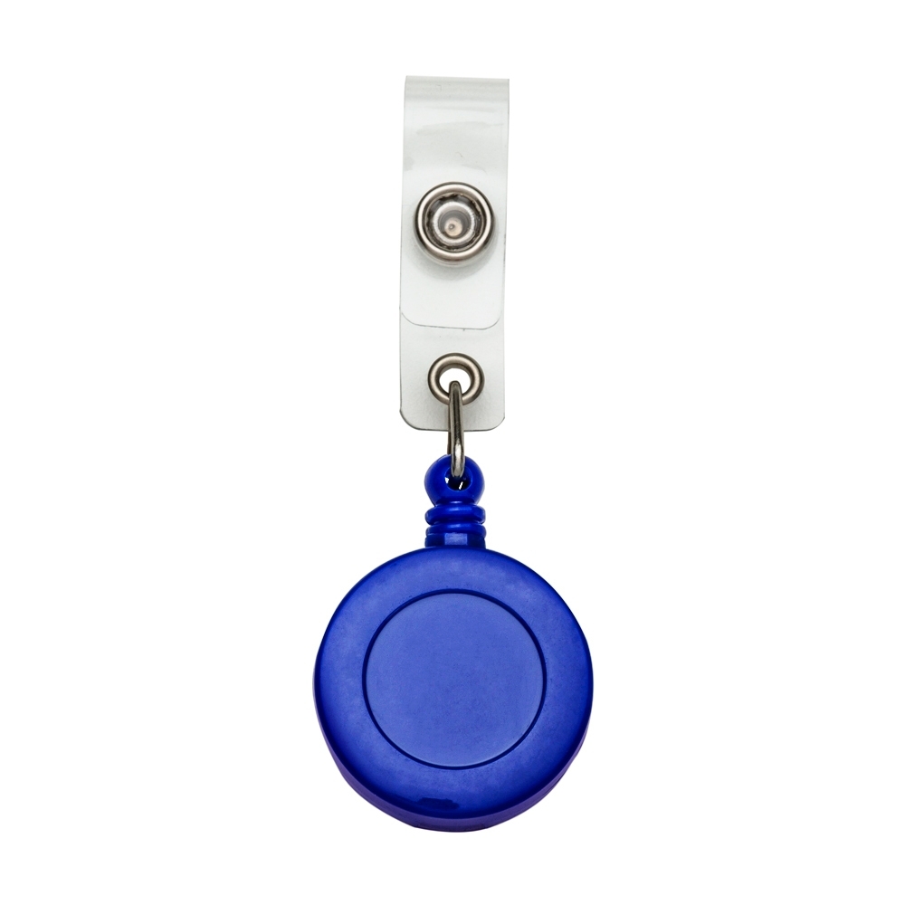 Porta cracha azul leitoso