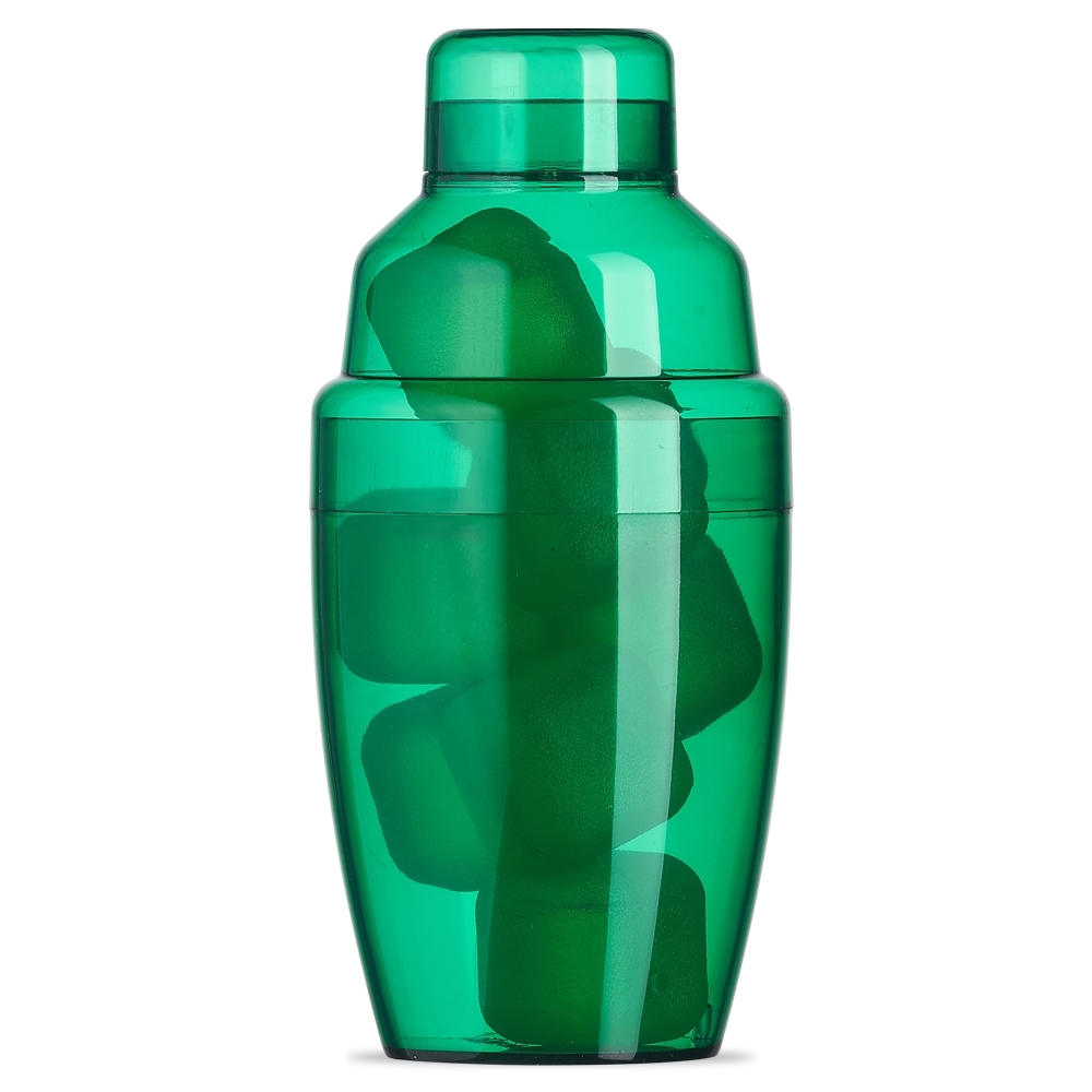Coqueteleira plástica c/ gelo ecológico 230ml