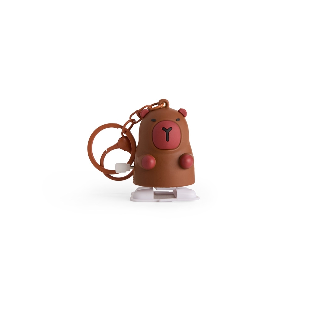 Chaveiro plástico capivara