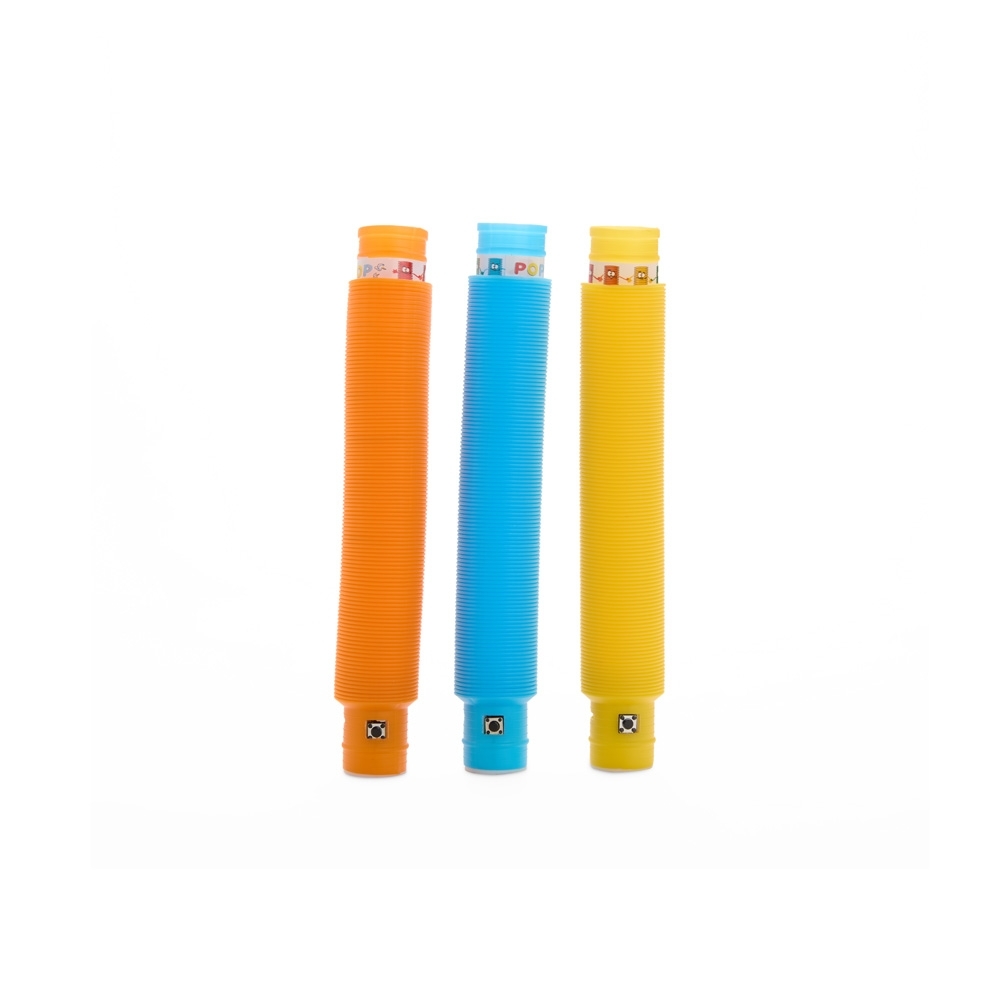 Tubo sanfonado com LED