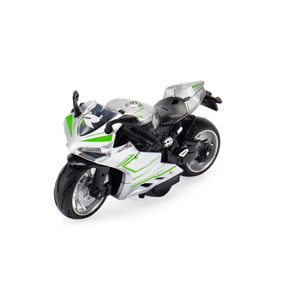 Moto esportiva miniatura